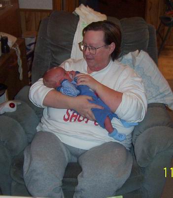 Great Aunt Juannie and Kyle 111304